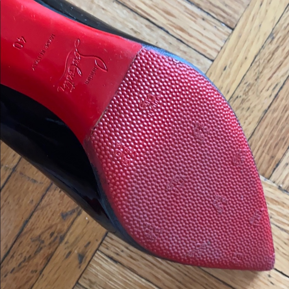 Christian louboutin size 10 3 inch heels authentic - Picture 4 of 15